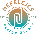 Weboldal - Nefelejcs Design Studio lábléclogó