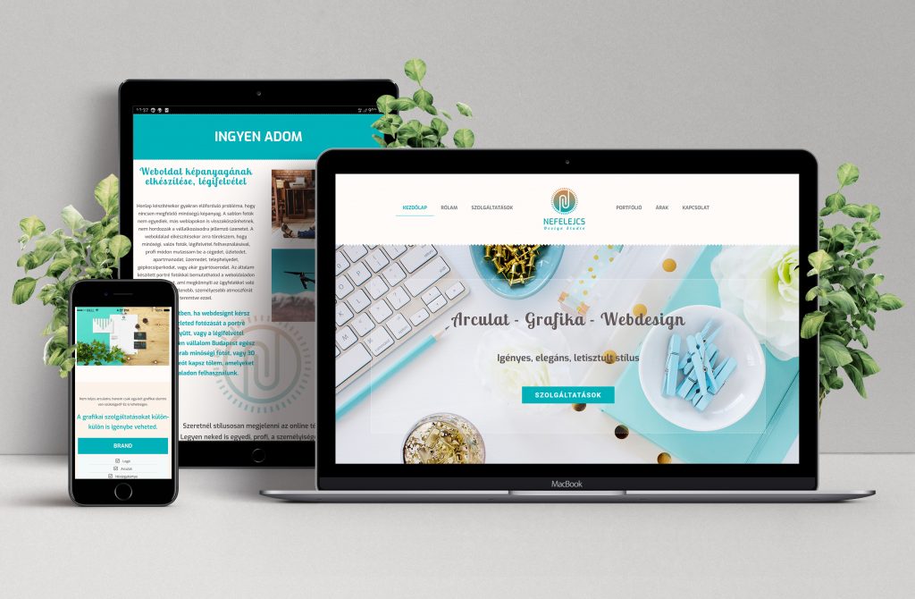 Design - Portfólió - Szolgáltatások - webdesign, weboldal készítés